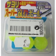 Flutuadores Sasame Verde P-381 27mm